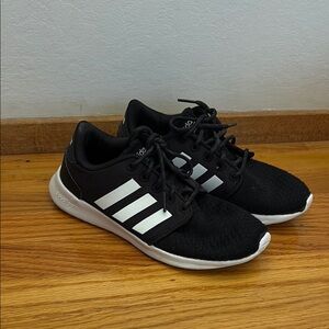adidas Black and White Athletic Shoes